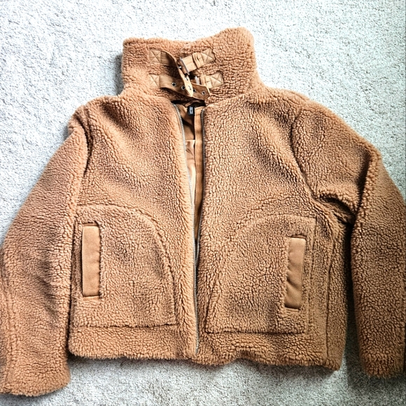 H&M Sherpa Bomber Jacket - Picture 1 of 1
